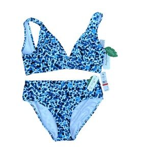 NEW! TOMMY BAHAMA 2-Piece Set String Bikini Halter Swimsuit